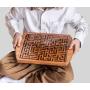 Kids Bamboo Marble Maze Game - Educational Brain Toy Gift