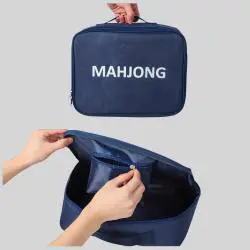 Portable Mahjong Bag, 146 Tiles, American Style, Travel Case