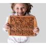 Kids Bamboo Marble Maze Game - Educational Brain Toy Gift