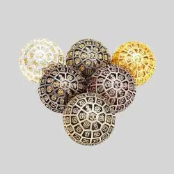 Cthulhu Metal Dice Set - Polyhedral Resin Dice