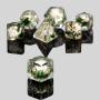 DND Skull Resin Dice Set - Custom D&D Polyhedral Dice