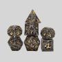 Cthulhu Metal Dice Set - Polyhedral Resin Dice