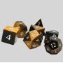 Tiger's Eye D&D Dice Set - 7PC RPG Dice Game Set