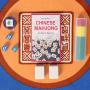 Portable Mahjong Bag, 146 Tiles, American Style, Travel Case