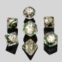 DND Skull Resin Dice Set - Custom D&D Polyhedral Dice