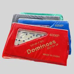 28pcs Dominoes Set Board Game Gift for Kids Christmas Thanksgiving Easter