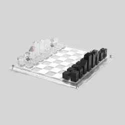 Acrylic Chess Set - 9.5