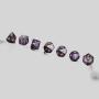 Amethyst D&D Dice - Natural Gemstone Polyhedral Set