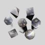 Grey Opal Gem Dice D&D Polyhedral Dice Set