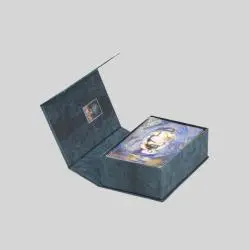 Custom Tarot Cards - Silver Gold Edge, Holographic Oracle Deck (Rigid Box)