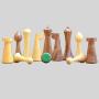 Wooden Chess Set - Kids & Adults, Sheesham Wood, HRM-CS75
