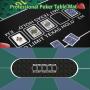 Custom Mahjong Poker Table Mat - Non-Slip Rubber Pad