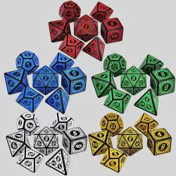 Custom D20 Dice Set - Wholesale RPG Dice