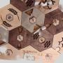 Custom Family Games Catan Board - Wedding Gift Wood Settler Game