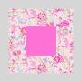 Colorful Floral Mahjongg Mat – YUDA Pink Chintz Mat
