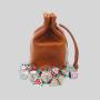 Custom Leather Dice Bag - D&D RPG Dice Cup (DHLP)
