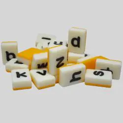 Custom 27x19x10mm Acrylic Mahjong Tiles