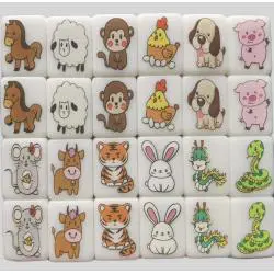 Customized Mahjong Set - 12 Constellations Resin Game