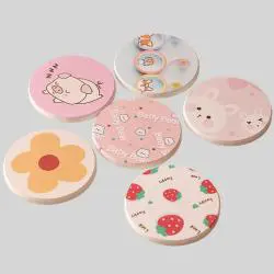 Wholesale Diatomite Coasters - Round Non-Slip Mat