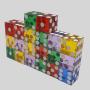 Acrylic Craps Dice Set - 5 AAA Grade, 19mm, Colored