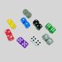 Custom Multi Color D6 Dice - 12mm 14mm 16mm Resin Pips