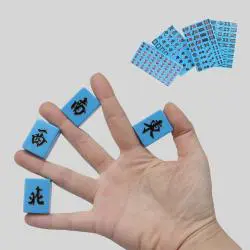 30mm Melamine Mahjong Tiles - Casino Quality, 144pcs