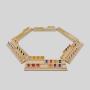 Custom Rummy Cube Game Set - Wooden Board Game with 4 Racks