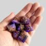 Handmade D&D Dice Set - Thorny Rose Resin Dice