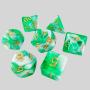 Custom DND Polyhedral Dice Set - 7pcs Acrylic Multi Color Dice