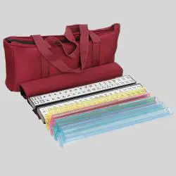 New American Mahjong Set - 166 Tiles with Quilted Bag