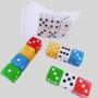 10mm DND Dice - White Black Square Corner Dice