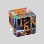 Custom Engraved Dice Set - DND Prism Crystal Dice