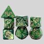 Pearl Dragon Polyhedral Dice Set - D&D RPG Dice