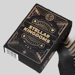 Custom Black Gold Poker Cards Case - Luxury OEM Playing Cards With Box