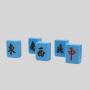 30mm Melamine Mahjong Tiles - Casino Quality, 144pcs