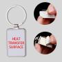 Custom Metal Keychains - Laser Logo Sublimation Gift
