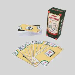 Travel Entertainment Mahjong Poker Cards with Dice - OEM Custom Design