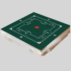 Luxury Square Rubber Game Mat - Chess Poker Mahjong Table Mat