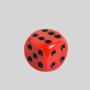 Custom Dice Set - Black Purple, 16/20/25/30mm, Casino Ludo