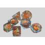 Mushroom Resin Dice Set - D4 D10 D20 RPG Dice