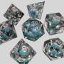 Resin D&D Dice Set - Handcrafted Polyhedral Dice