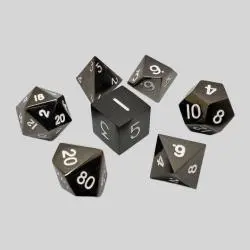 Custom Polyhedral Metal D&D Dice Set - Wholesale Zinc Alloy Dice