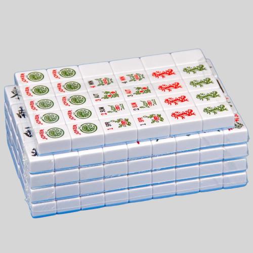 174PC Magnetic Mahjong Tiles - Acrylic/Melamine