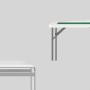 AJUNION Folding Game Table - Outdoor Picnic Table