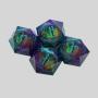 Oversized Dragon Eye D&D Dice - Resin Polyhedral