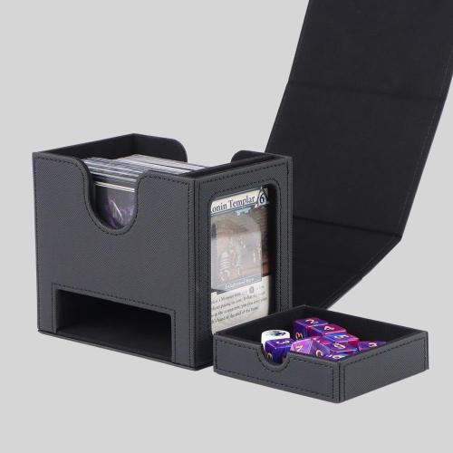 PU Leather Deck Box - Custom Design, HENWEI Brand, Durable Game Box