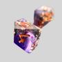 Handmade D&D Dice Set - Thorny Rose Resin Dice