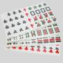 Mini Mahjong Tiles Travel Game Set - 144pcs Blue