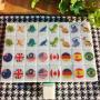 Mahjong Set Game Set New Product Countries Flags