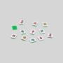 Resin Mahjong Pendant DIY Jewelry Accessories